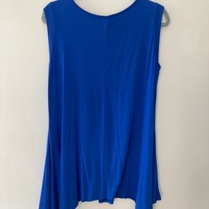 Royal blue tunic tank top